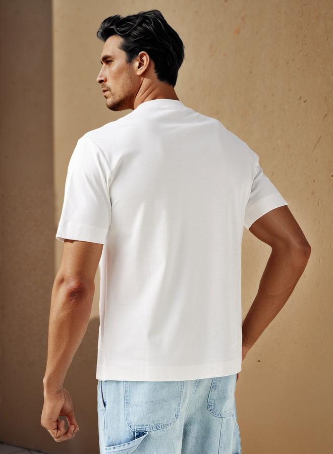 Emperor Applique Detail Crew Neck T-shirt - Image 3