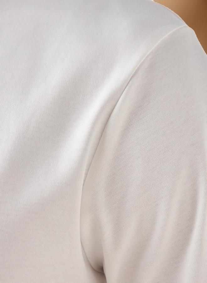 Emperor Applique Detail Crew Neck T-shirt - Image 4
