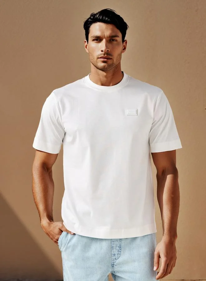 Emperor Emperor Applique Detail Crew Neck T-shirt