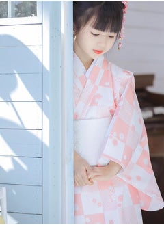 Al Aoyama Al Aoyama Kids Satin Floral Kimono Robe Flower Girl Bath Robes for Wedding Spa Party Gifts Bridal Sleepwear Bathrobe  - Image 3