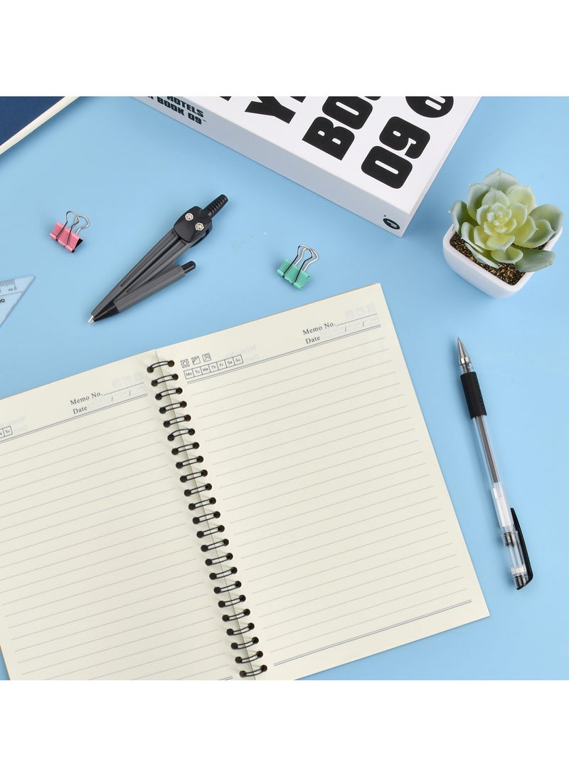 Generic A5 Spiral Notebook Set, 3-Pack, 100 Pages Per Book, Kraft Paper Cover, Lined Pages, Perfect for School and Office  - Image 4