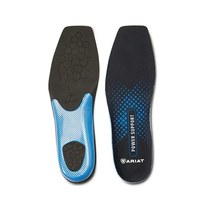 ARIAT Mens Power Support Insole Square Toe Blue 9