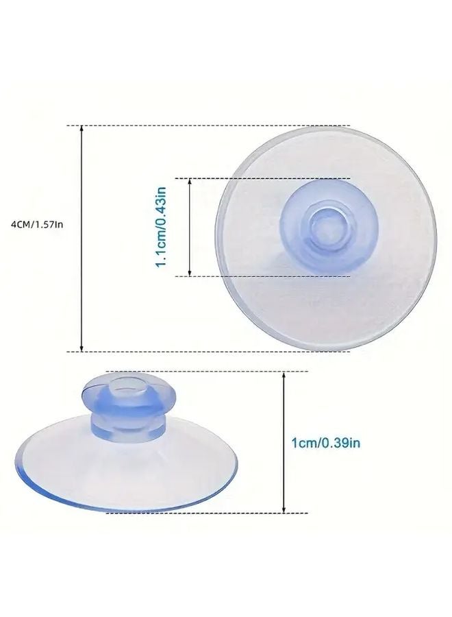 15PCS Super Strong Suction Cups Wall Mounted Plastic Hooks For Glass Windows Doors - Image 4