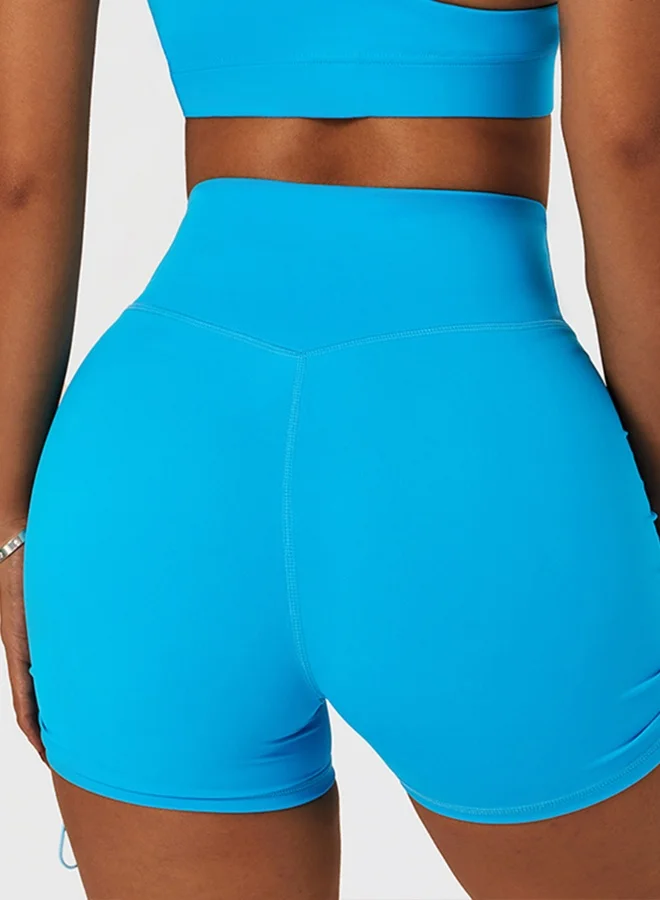 Kawn.yoga  Womens High Waist Contour Workout Sport Yoga Shorts Tummy Control. for Women | Best Price UAE
