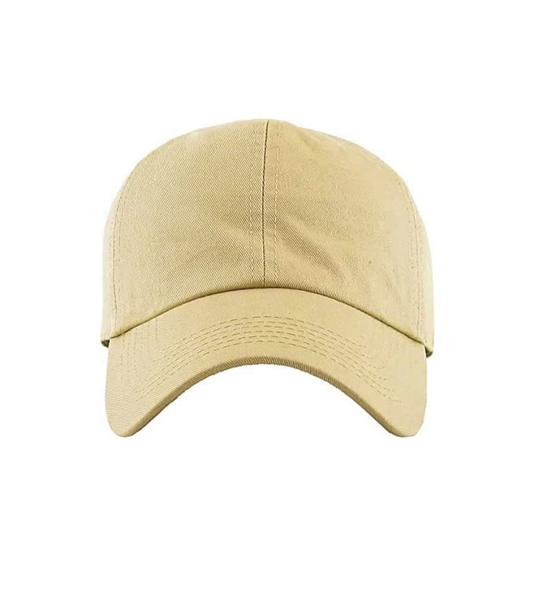INFISPACE Unisex Cotton Cap (Pack of 1) (SD-225_Beige _M) - Image 3
