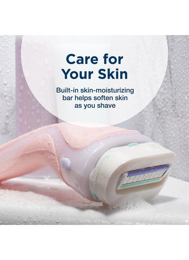Intuition Tuition Advanced Moisturizing Womens Razor With Shea Butter 1 Handle With 2 Refills  - Image 4