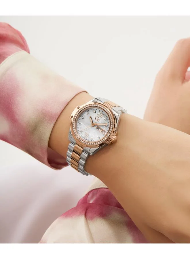 Gc  Bolt Lady Mid Size Metal Analogue Watch for Women | Best Price UAE