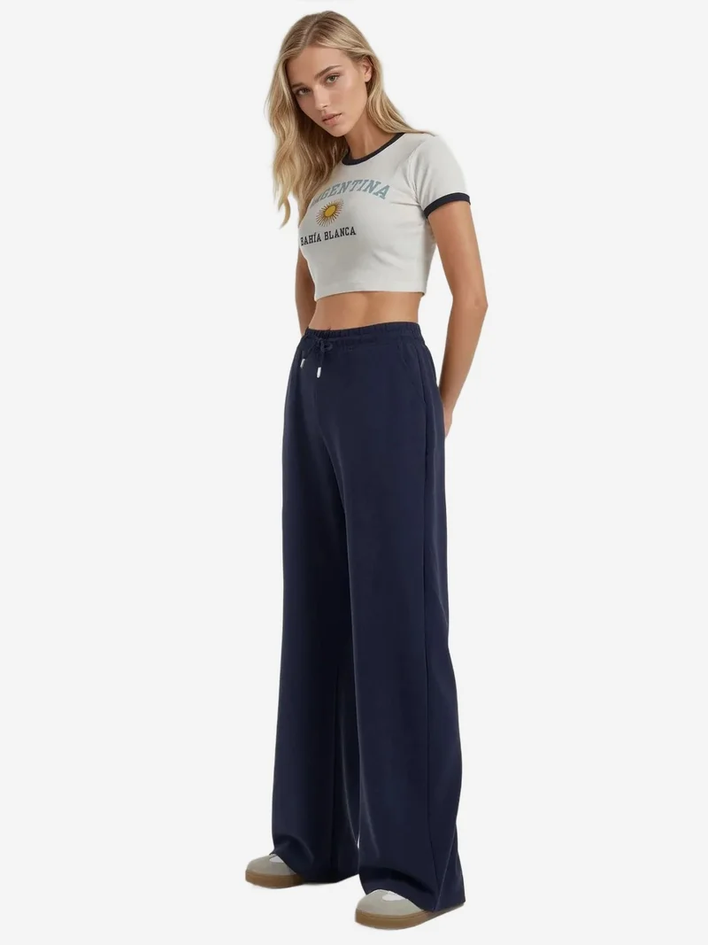 زوبعة بنطلون رياضي واسع الساق من المودال بلمسة ناعمة