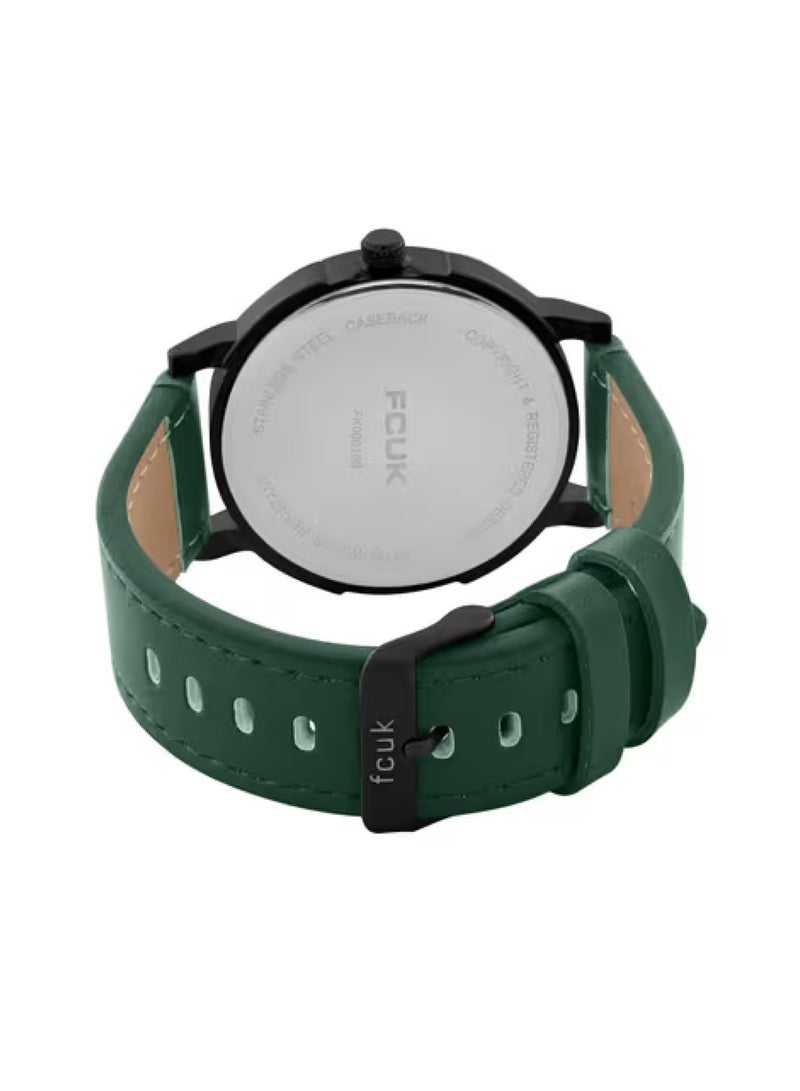 French Connection UK Analog Green Dial Men's Watch-FK00010B, Green - Image 3