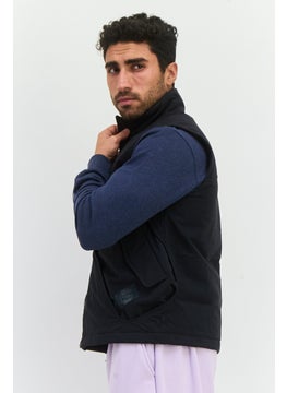 adidas Originals Men Sportswear Fit Sleeveless Outdoor Vest Jacket, Black  - Image 2