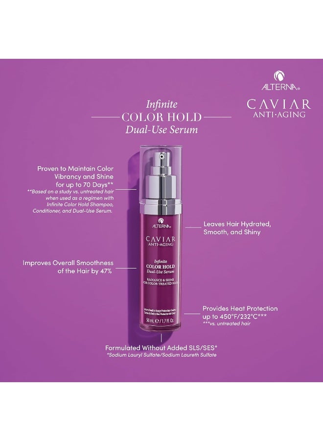 Alterna Caviar Anti-Aging Infinite Color Hold Dual-Use Serum | Leave-in Treatment, Color Preserving Mask | Sulfate Free, 1.7 Fl. Oz. - Image 2