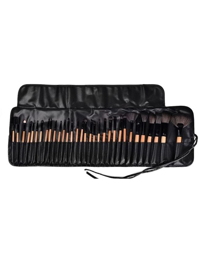 KUYING 32-Piece Makeup Brush Set With Bag And Powder  - Image 2
