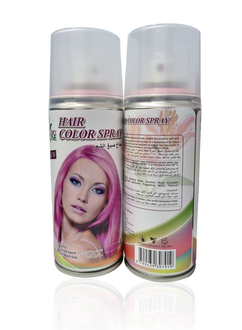 Soft Rose Hair Colouring Spray Box 138 Ml - Image 3