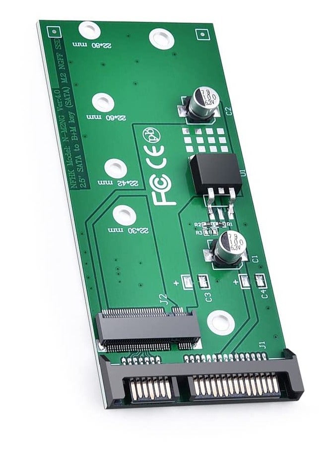 erorex M2 to Sata Adapter NGFF to SATA3 SSD Adapter Support B KEY Interface - Image 1