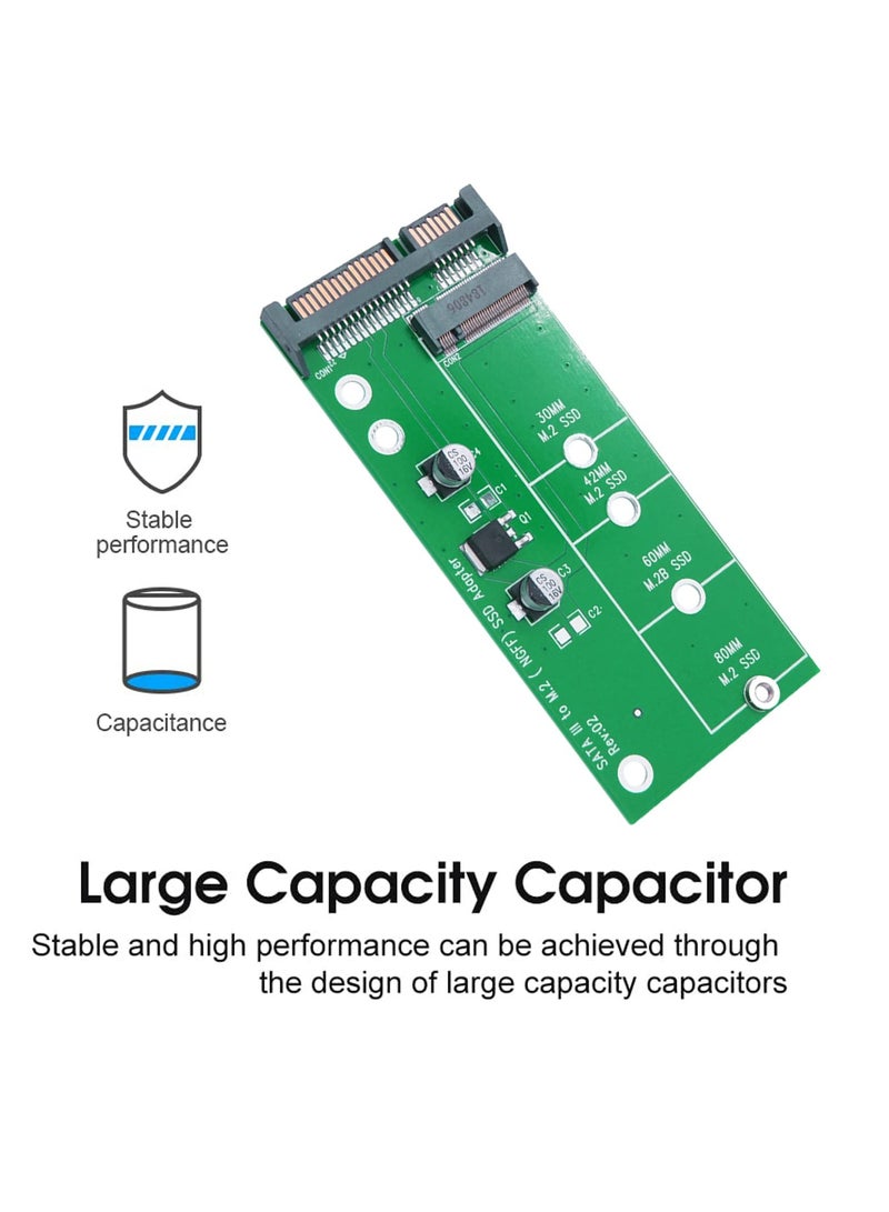 erorex M2 to Sata Adapter NGFF to SATA3 SSD Adapter Support B KEY Interface - Image 4