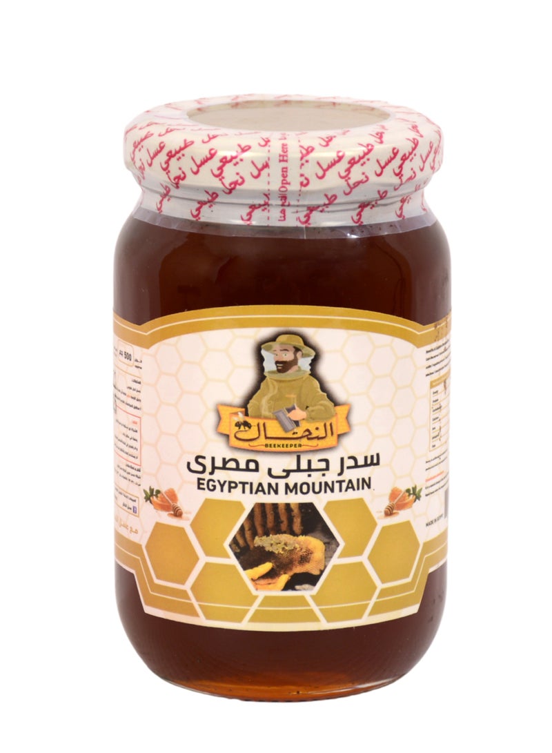 النحال عسل سدر جبلي مصري لتقوية الأعصاب 450جرام - Image 1