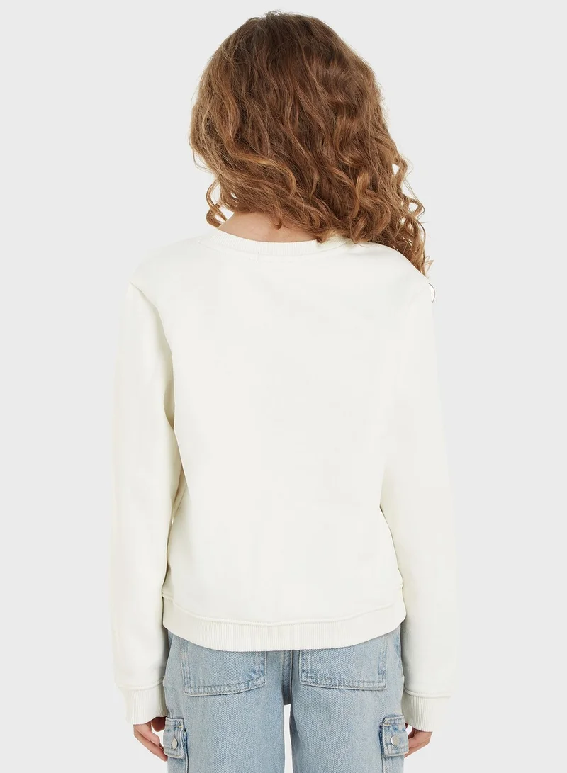 Calvin Klein Jeans Kids Crew Neck Sweatshirt