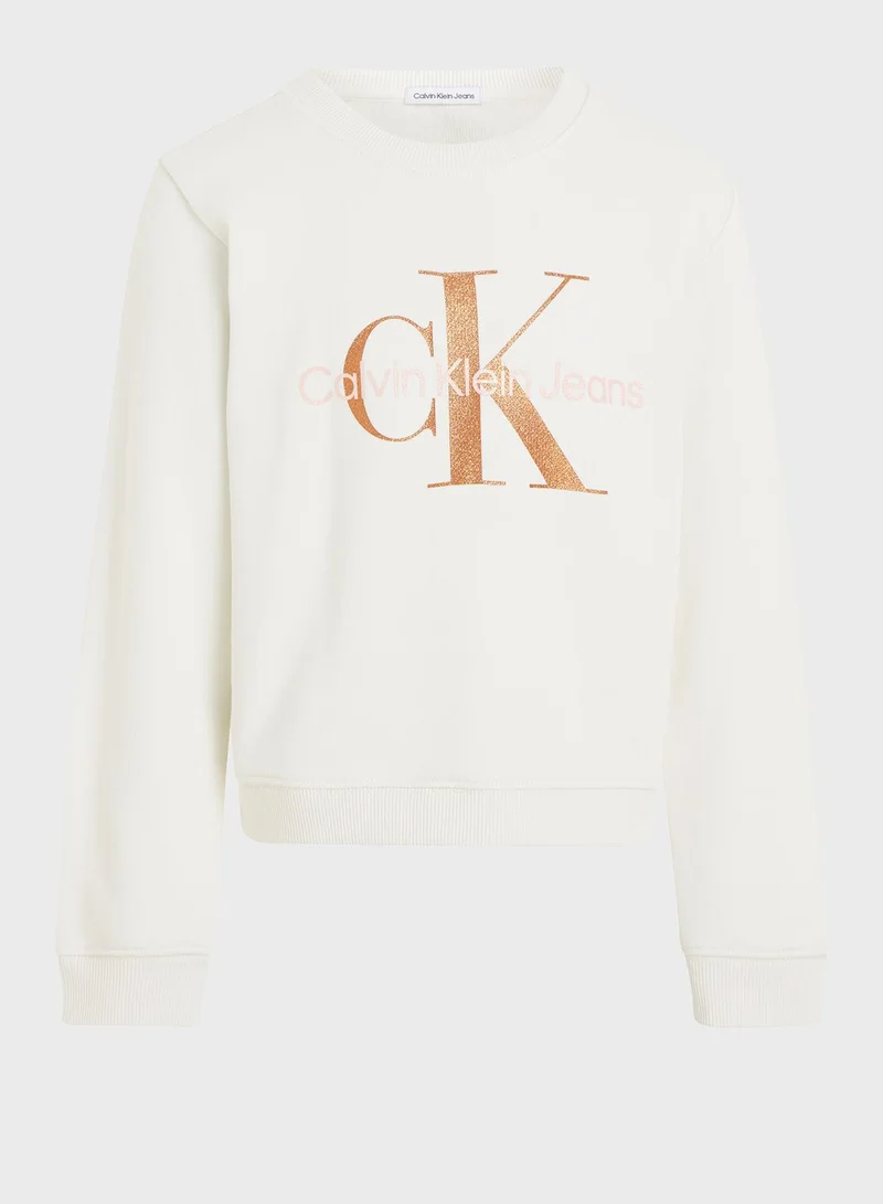 Calvin Klein Jeans Kids Crew Neck Sweatshirt