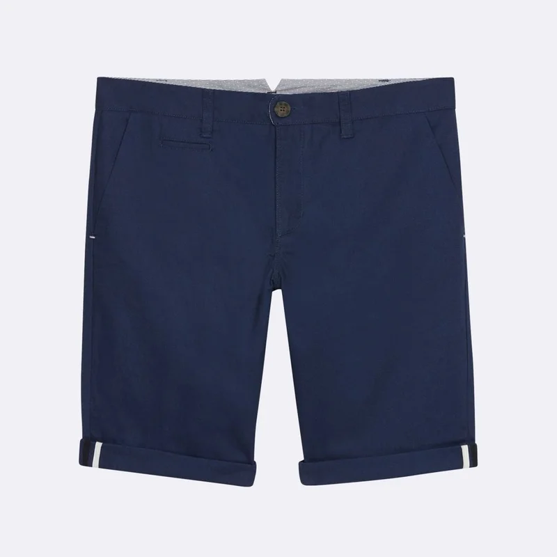 Faguo Saulieu Navy Cotton Shorts