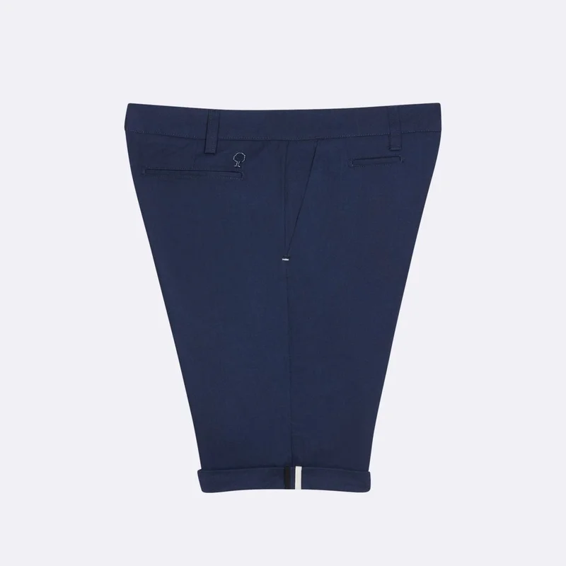 Faguo Saulieu Navy Cotton Shorts