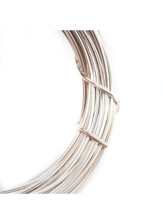 Craft Wire - 20 Gauge 925 Sterling Silver Wire (Round) Dead Soft Made In Usa 10Ft By Craft Wire - Image 1