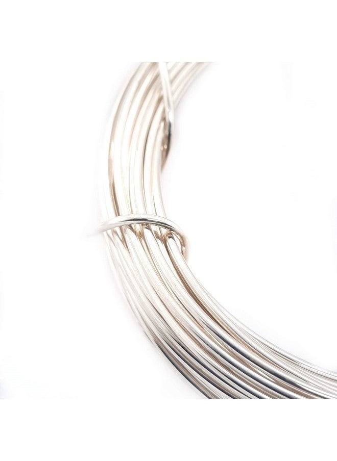 Craft Wire - 20 Gauge 925 Sterling Silver Wire (Round) Dead Soft Made In Usa 10Ft By Craft Wire - Image 1
