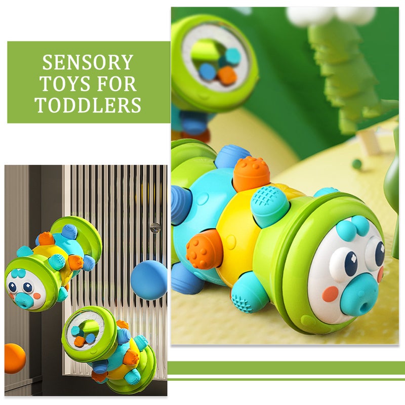 🧸 لعبة دودة للحركة الدقيقة بحجم مثالي لتثبيت الطفل ولعب ممتع - Image 2