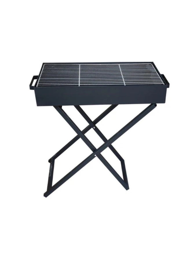 Raxoom Portable Foldable Charcoal BBQ Grill  Cooking Surface, Lightweight, Durable, and Easy-to-Clean for Outdoor Barbecues, Camping, and Picnics - Black  - Image 1