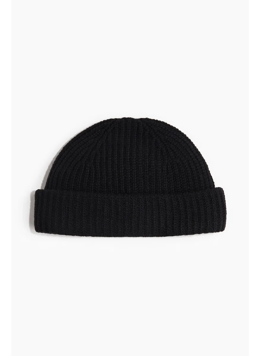 H&M Rib-Knit Wool-Blend Hat