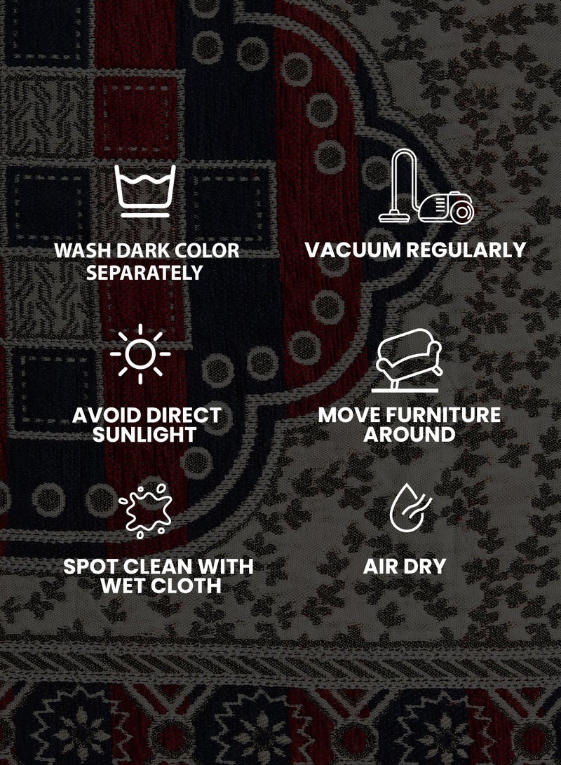 BSB Luxurious Elegant Comfort Supreme Prayer Mat for Serene Prayers Comfortable Worship Daily Devotion Spiritual Solace  68 x 120 cm - Image 3