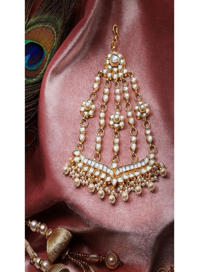 اكسيشر مجوهرات Accessher Jadau/Paachi Kundan Paasa - Image 4