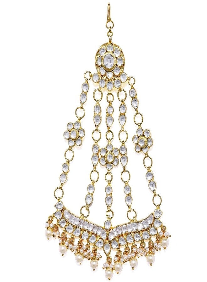 اكسيشر مجوهرات Accessher Jadau/Paachi Kundan Paasa - Image 1
