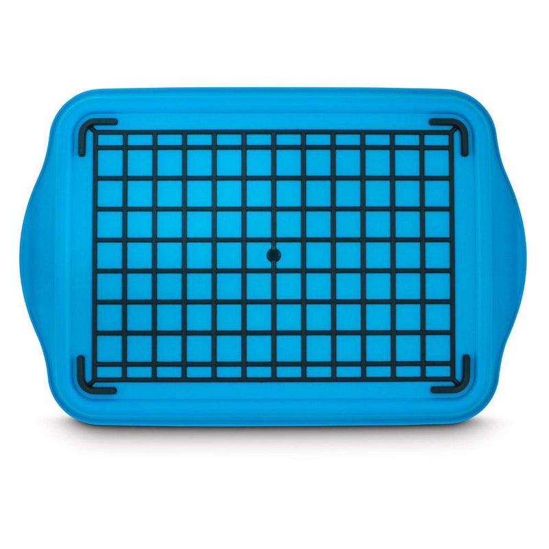 Freelance Polypropylene Kitchen Dining Anti Slip Serving Tray 44 x 29 cm Blue - Image 3