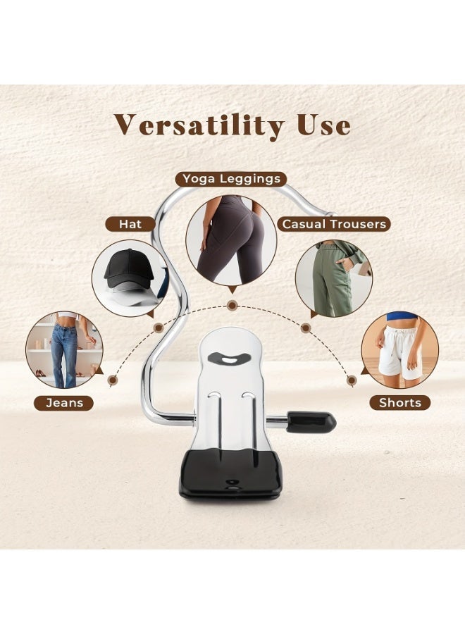 10 قطع من خطافات التعليق للغسيل، مشبك تعليق متعدد الأغراض من الفولاذ المقاوم للصدأ، خطاف غسيل، شماعات دبابيس غسيل للسراويل والقبعات والجوارب، ومشابك مناشف للمنزل والسفر (أسود) - Image 3