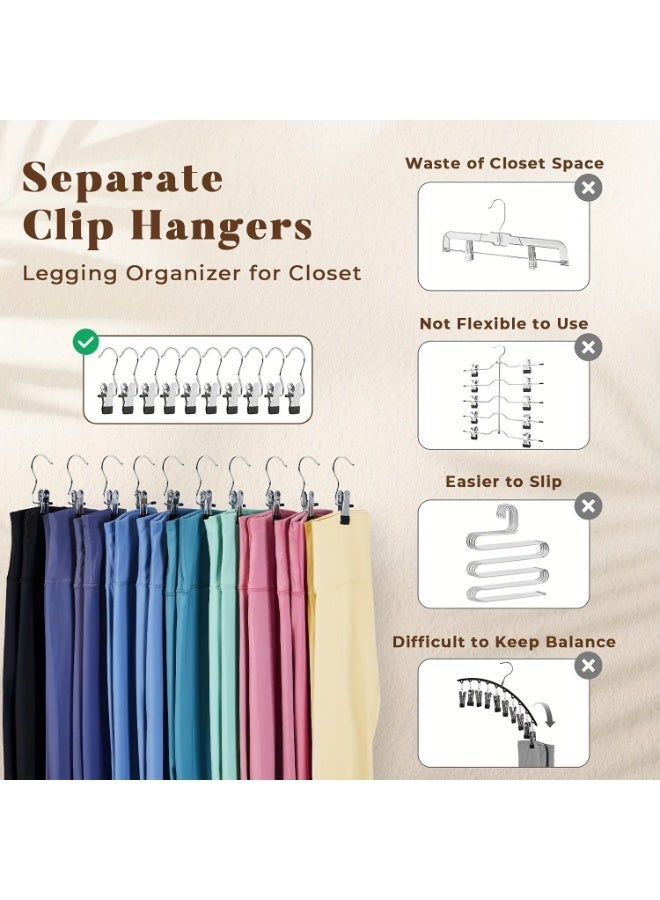 10 قطع من خطافات التعليق للغسيل، مشبك تعليق متعدد الأغراض من الفولاذ المقاوم للصدأ، خطاف غسيل، شماعات دبابيس غسيل للسراويل والقبعات والجوارب، ومشابك مناشف للمنزل والسفر (أسود) - Image 5