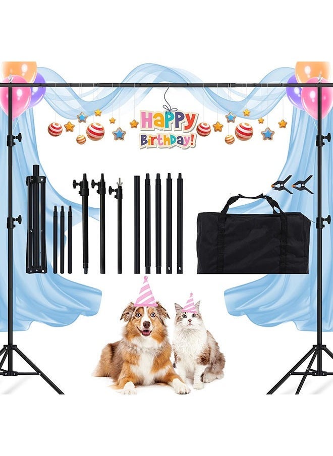 Arabest - Photography Kit Adjustable Backdrop Stand Photo Backdrop Bar Kit with Two Clips - Image 1