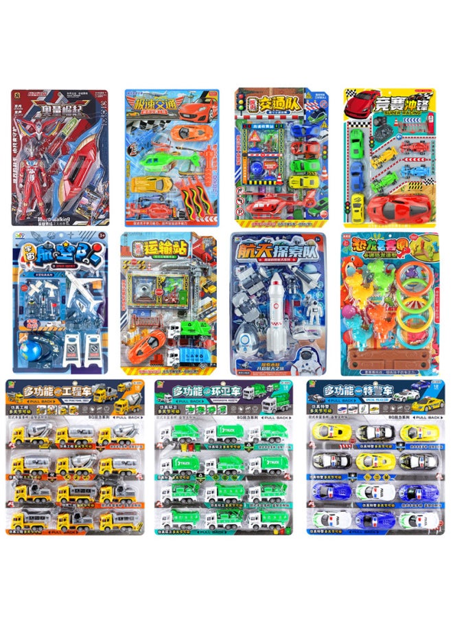 Model Tank Aircraft Shopping Mall Supermarket Supply Boy Rewards Children's Suit Plate Tableware Toys-Color:53566 Hanging Board Installed "small Kitchen Appliances" 6631  - Image 2