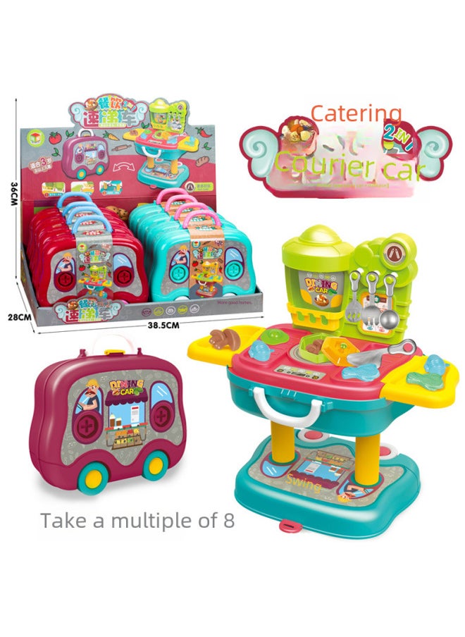 Model Tank Aircraft Shopping Mall Supermarket Supply Boy Rewards Children's Suit Plate Tableware Toys-Color:53566 Hanging Board Installed "small Kitchen Appliances" 6631  - Image 4