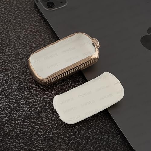 SHOPOFLUX TPU Key Cover Compatible with Tata Curvv | Curvv EV Electric | Sierra |Safari | Harrier | 4 Button Smart Key Only (White) - Image 5