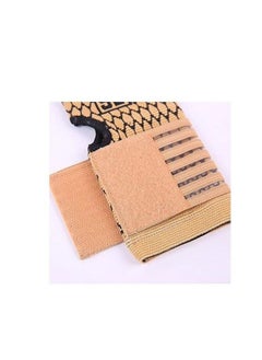 Generic Elastic Palm Support Gloves for Sports Fitness Wrist Pain Relief, begie  - Image 2