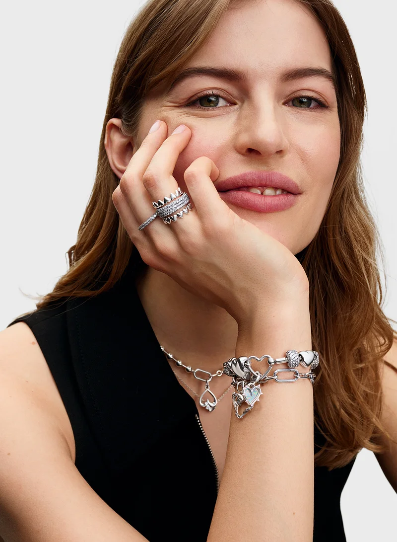 PANDORA Engravable Octagonal 14K Gold-Plated Mini Medallio