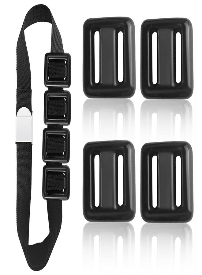 Quaocens 4 Pcs 1.1 lb Scuba Weight Belt,Diving Weight Belt with Metal Block Buckle Coated Dive Weights Nylon Dive Belt Suitable for Free Diving - Image 1