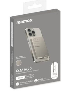 Momax Q.MAG X 5000mAh Wireless Magnetic Power Bank – USB-C PD Fast Charging, Up to 15W Output  - Image 2