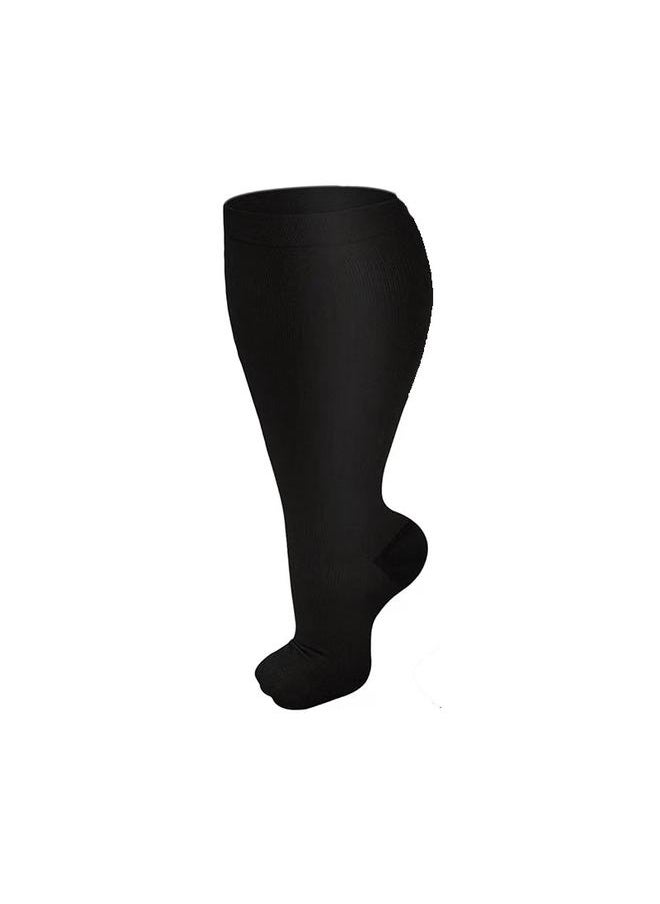 Bluejw - Youlijian  Special For Increasing Fat Socks Fat Socks For Men And Women Solid Color Pressure Sequential Socks Socks - Image 1