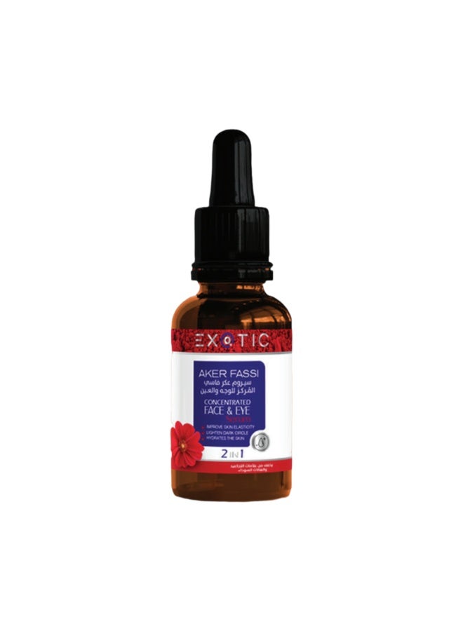 Exotic Concentrated 2-in-1 Aker Fassi Face and Eye Serum – 30ml - Image 2