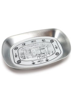 Hanghaijia Tinplate Outdoor Products Camping Tableware, Home Kitchen Fruit Dried Fruit Food Vegetable Storage Tray Fruit Bowls  - Image 1