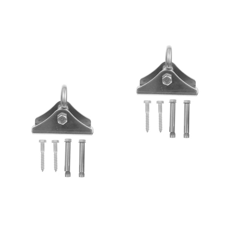2 Pack Heavy Duty Swing Hanger Kit Stainless Steel Load Bearing Hanging Hooks - Image 2