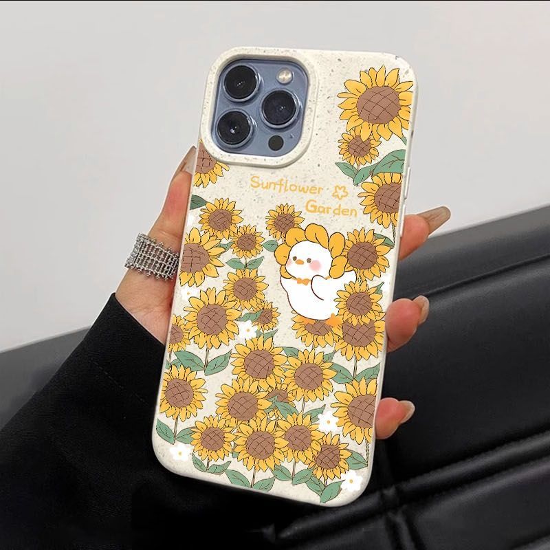 Apple iPhone 16 Pro Phone Case - Sunflower Anti-drop Soft Case - Image 1