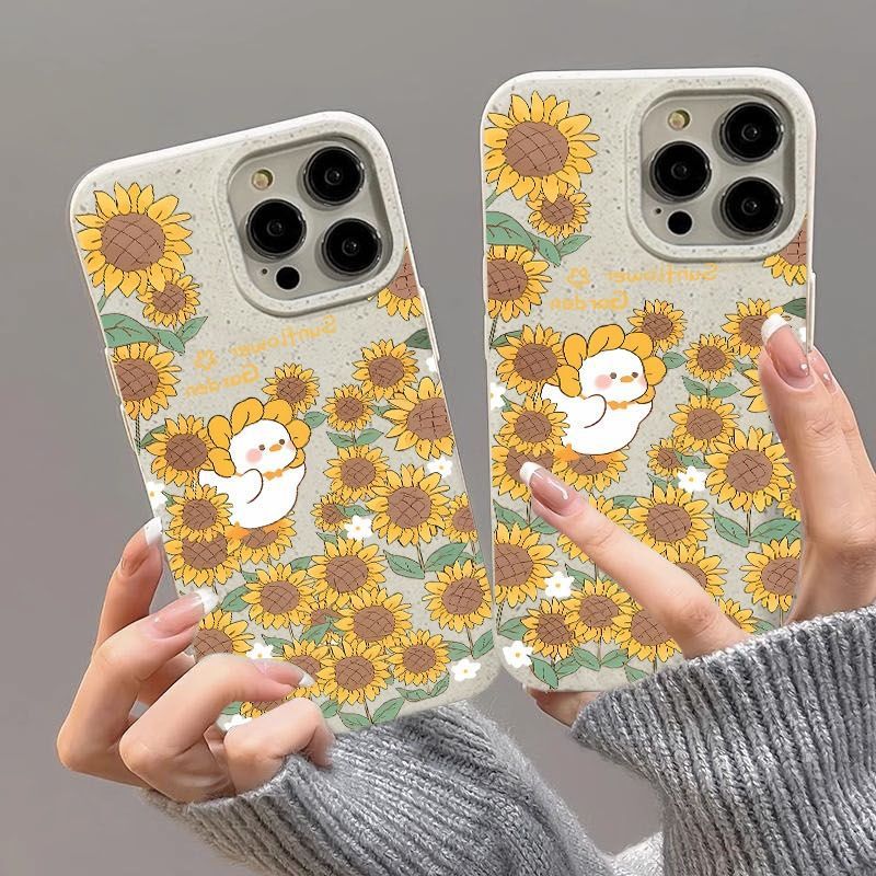 Apple iPhone 16 Pro Phone Case - Sunflower Anti-drop Soft Case - Image 2