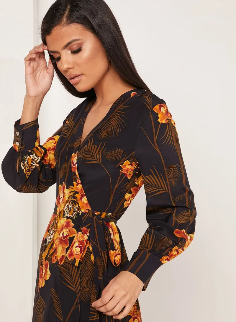 Ted Baker Stela Floral Print Wrap Dress